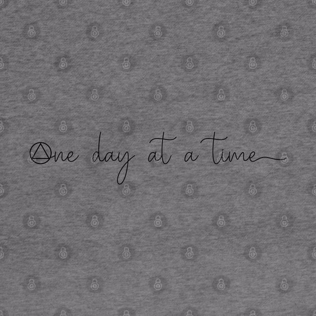 One Day At A Time AA Symbol by SOS@ddicted